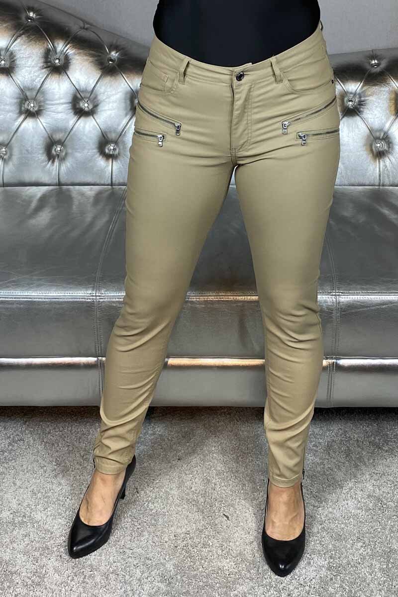 Aida Cooper 7/8 Skinnimitation Dam Beige Sand - Freequent