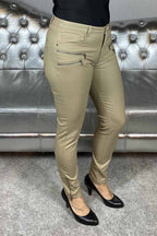 Aida Cooper 7/8 Skinnimitation Dam Beige Sand - Freequent