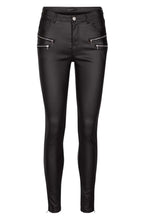 Aida Cooper 7/8 Faux Leather Women Dark Grey - Freequent