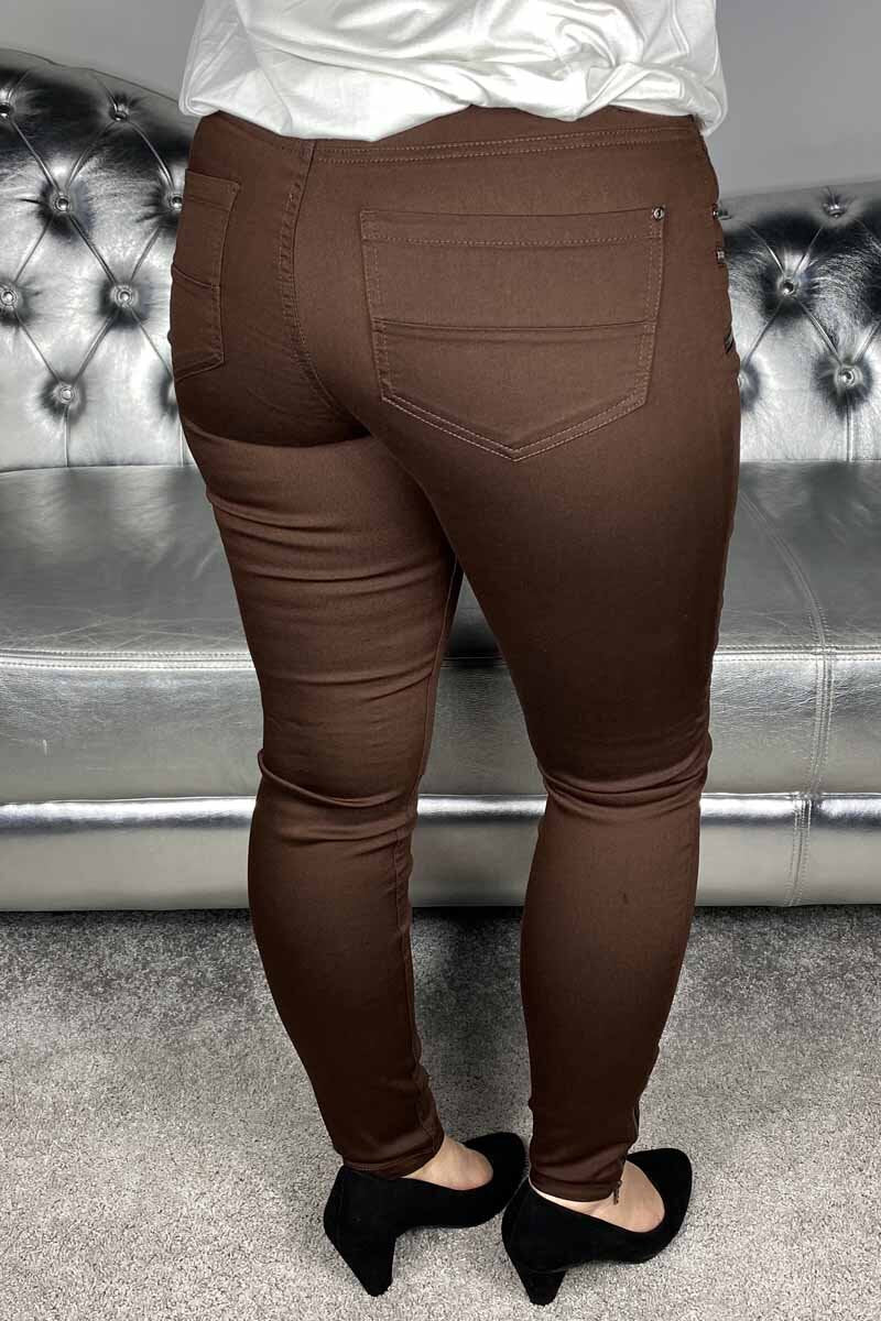 Aida PA Stretchbyxa 7/8 Dam Chicory Coffee - Freequent