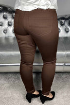 Aida PA Stretchbyxa 7/8 Dam Chicory Coffee - Freequent