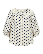 Alma Blus Dam Moonbeam W Navy Blazer - Freequent