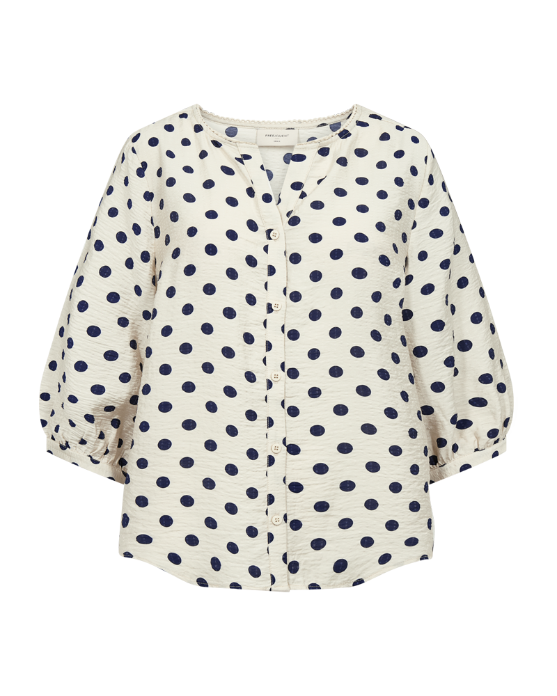 Alma Blus Dam Moonbeam W Navy Blazer - Freequent