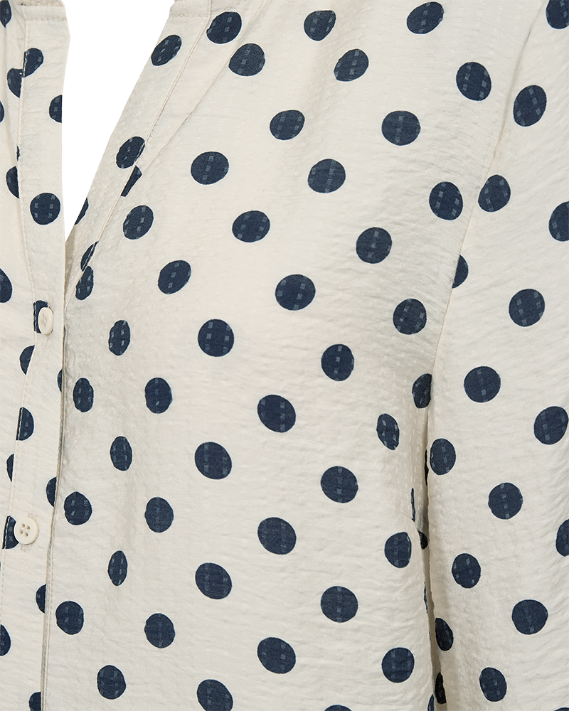 Alma Blus Dam Moonbeam W Navy Blazer - Freequent