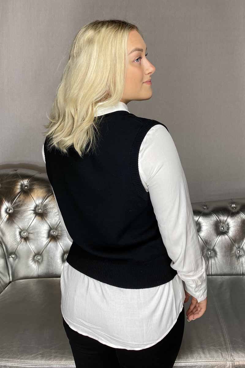 Amazy Vest Women Black - Freequent