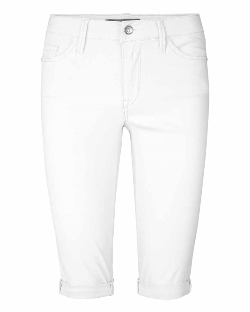 Amie Långa Shorts Power Dam Vit - Freequent