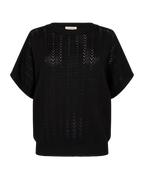 Ani Short Sleeve Pullover Women Black Freequent
