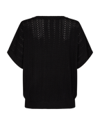 Ani Short Sleeve Pullover Women Black Freequent