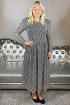 Annah Seedpearl Dress for Women with Black Freequent