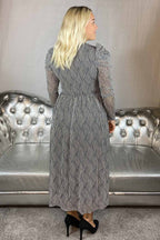 Annah Seedpearl Dress for Women with Black Freequent