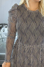 Annah Seedpearl Dress for Women with Black Freequent