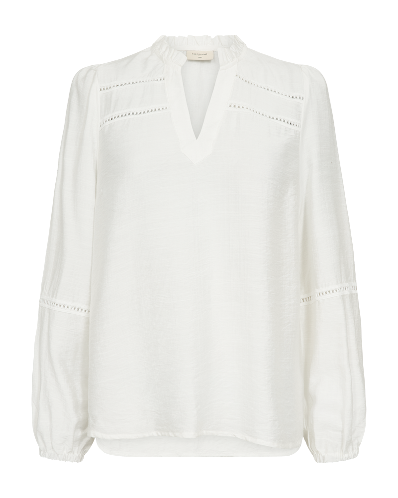 Antina Blouse Ladies Star Off-White Freequent