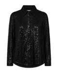 Basal Sequin Shirt Women Black Black Freequent
