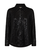 Basal Sequin Shirt Women Black Black Freequent