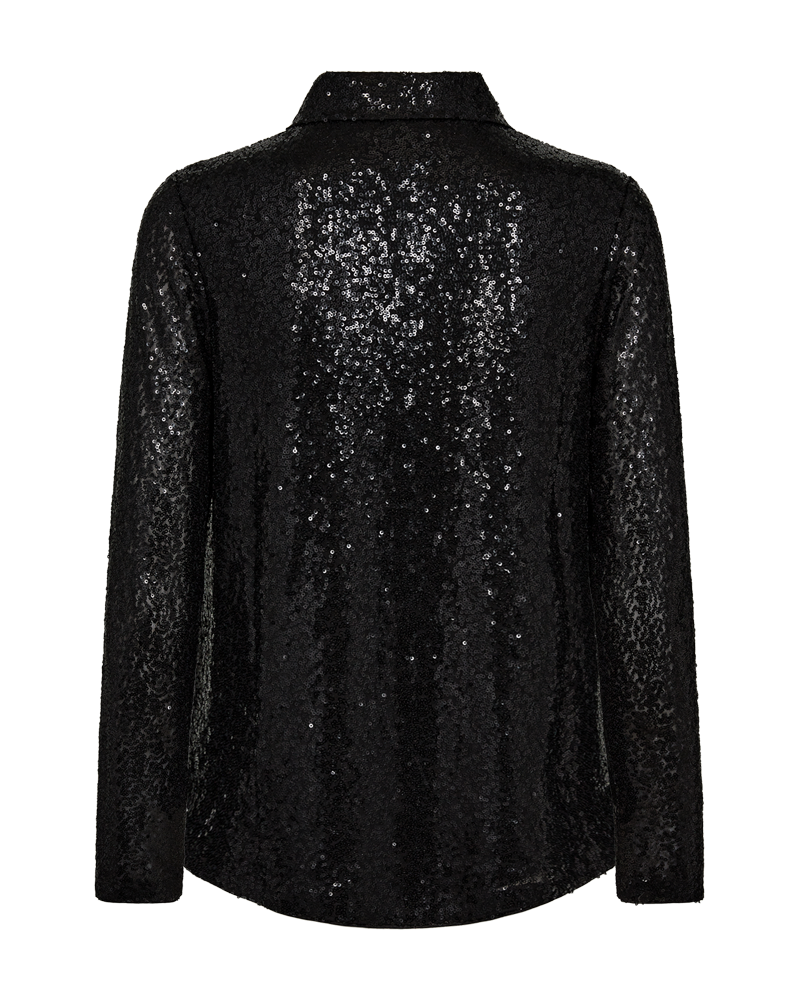 Basal Sequin Shirt Women Black Black Freequent