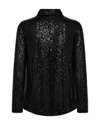 Basal Sequin Shirt Women Black Black Freequent