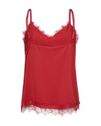 Bicco Lace Linen Top Women Bittersweet Freequent