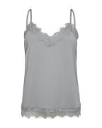 Bicco Lace Linen Top Women High Rise Freequent