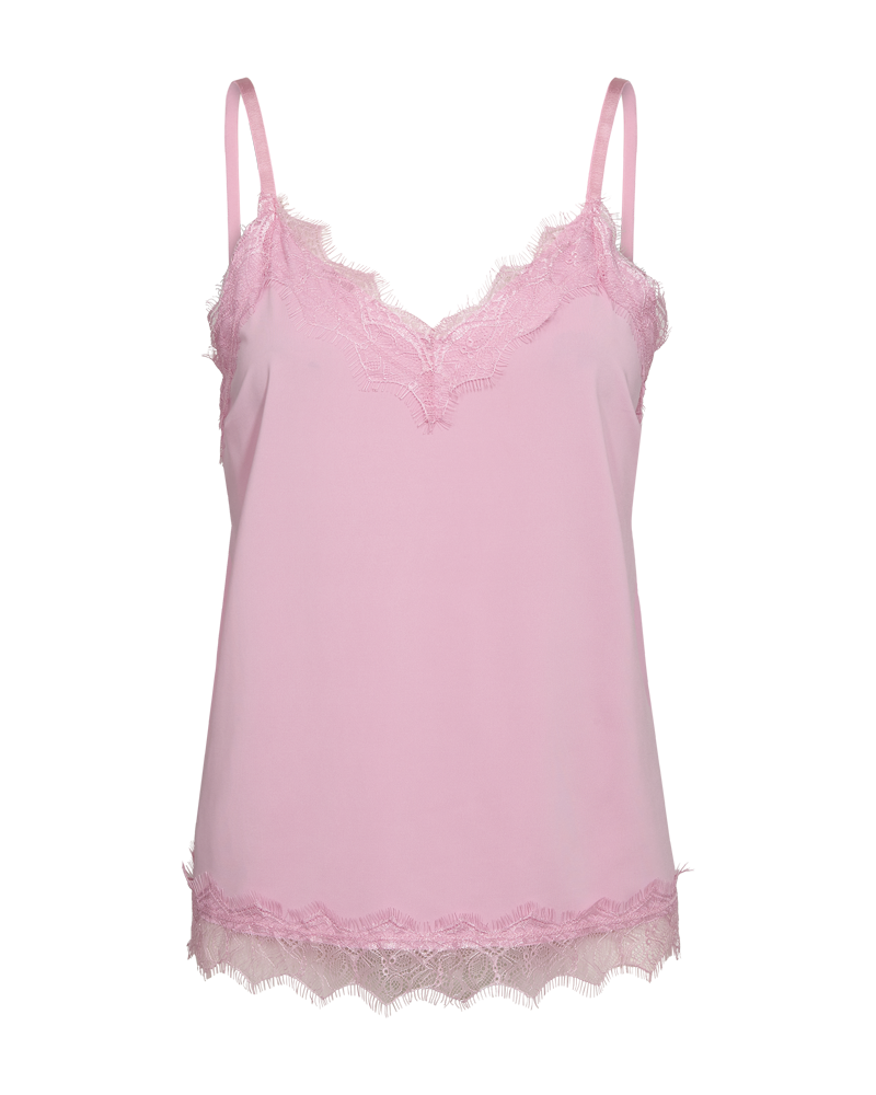Bicco Lace Linen Top Women Lilac Sachet Freequent
