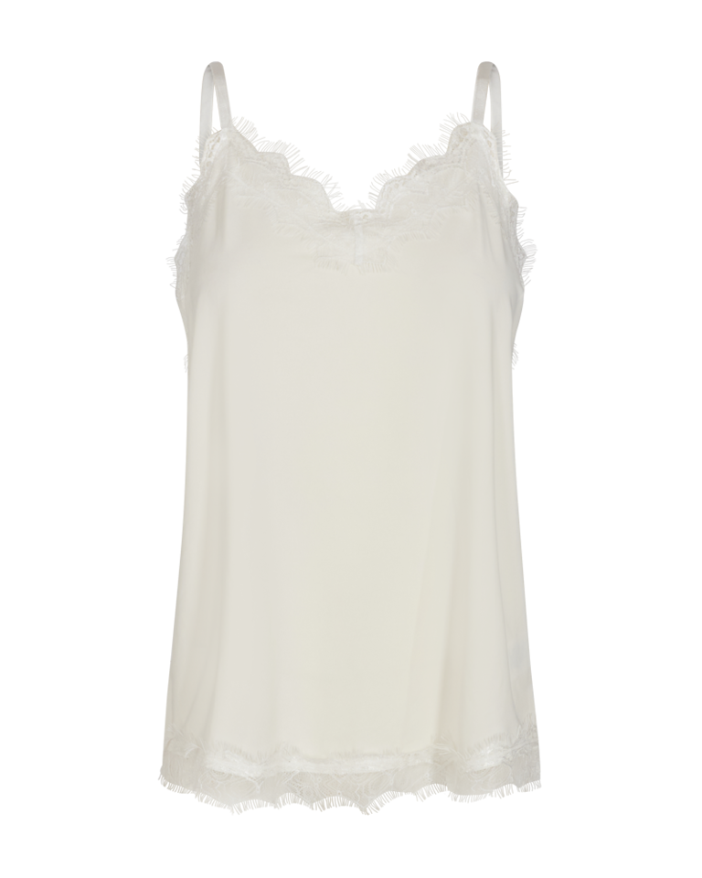 Bicco Lace Linen Top Women OffWhite Freequent