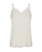 Bicco Lace Linen Top Women OffWhite Freequent