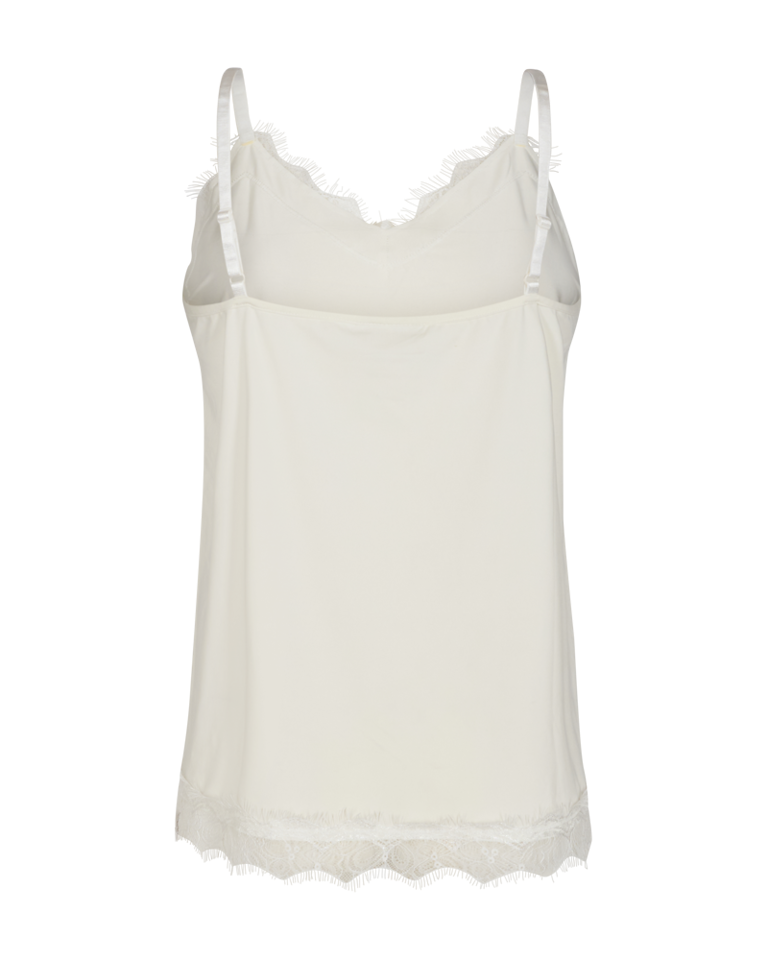 Bicco Lace Linen Top Women OffWhite Freequent