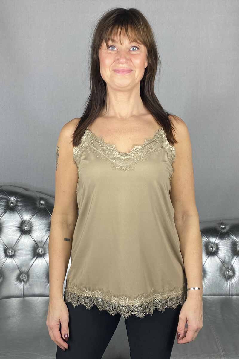 Bicco Lace Linne Dam Silver Mink Freequent