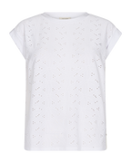 Blond T-shirt Dam Brilliant White Freequent