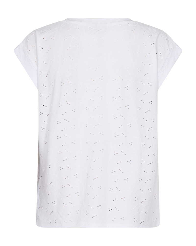 Blond T-shirt Dam Brilliant White Freequent