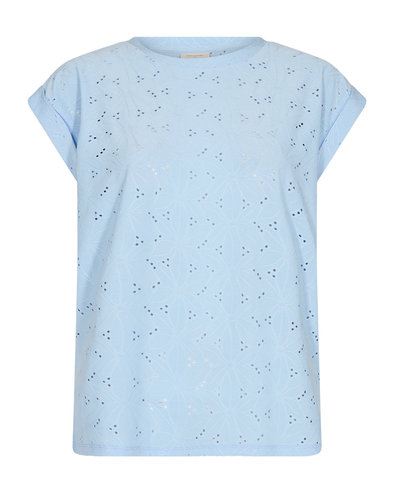 Blond T-shirt Women Chambray Blue Freequent