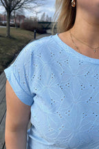 Blond T-shirt Women Chambray Blue Freequent