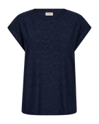Blond T-shirt Dam Navy Blazer Freequent