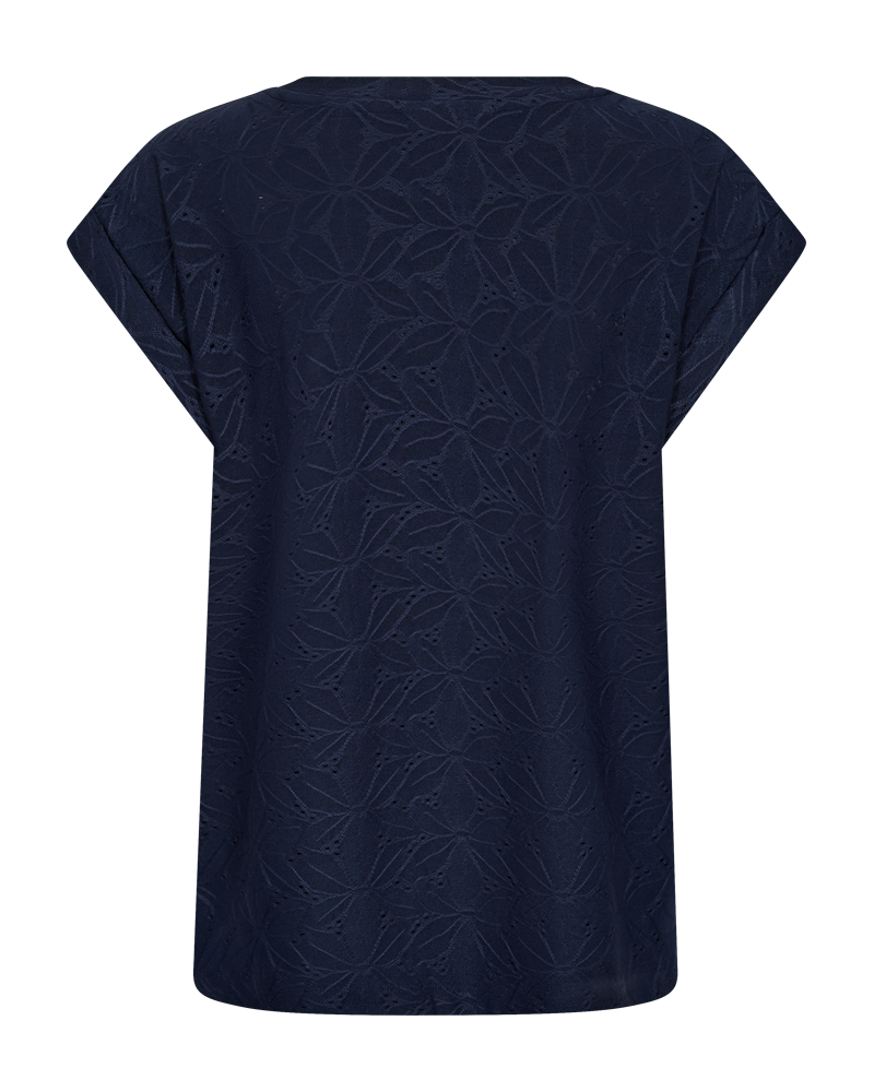 Blond T-shirt Dam Navy Blazer Freequent