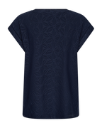 Blond T-shirt Dam Navy Blazer Freequent