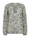 Carin Blus Dam Star Off White W Chambray Blue Freequent