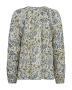 Carin Blus Dam Star Off White W Chambray Blue Freequent