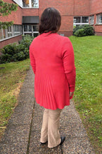 Claudisse Long Cardigan Women Baked Apple Melange Freequent