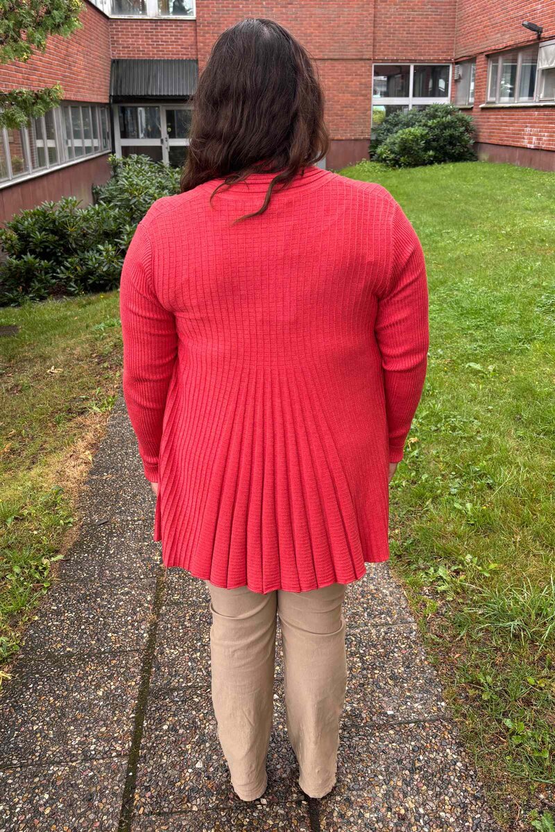 Claudisse Long Cardigan Women Baked Apple Melange Freequent