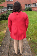 Claudisse Long Cardigan Women Baked Apple Melange Freequent