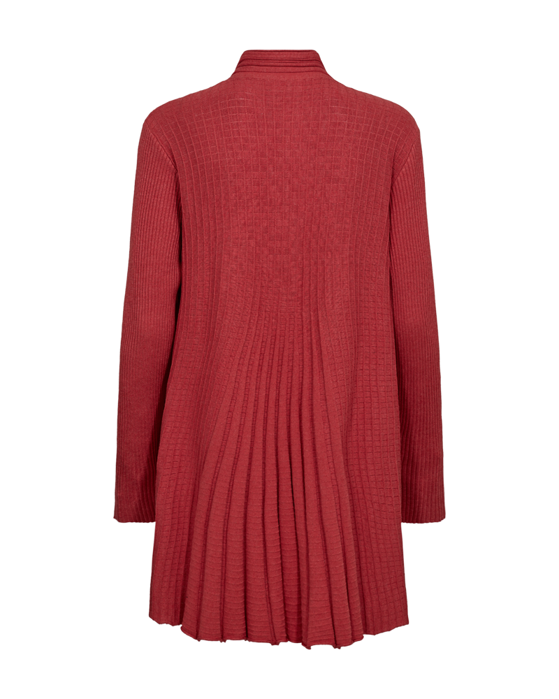 Claudisse Long Cardigan Women Baked Apple Melange Freequent