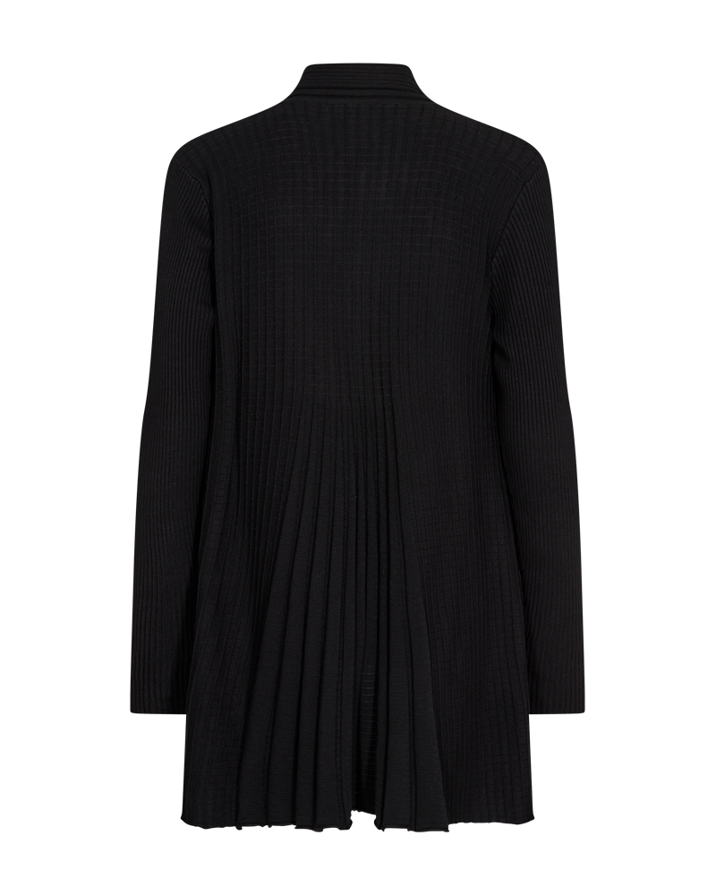 Claudisse Long Cardigan Dam Black - Freequent