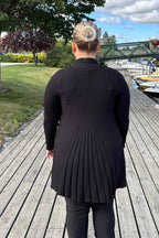 Claudisse Long Cardigan Dam Black - Freequent