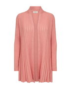 Claudisse Long Cardigan Women Burnt Coral Melange Freequent