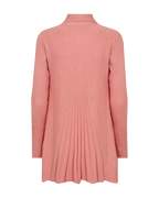 Claudisse Long Cardigan Women Burnt Coral Melange Freequent