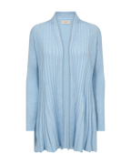 Claudisse Long Cardigan Women Chambray Blue Melange Freequent