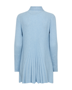 Claudisse Long Cardigan Women Chambray Blue Melange Freequent