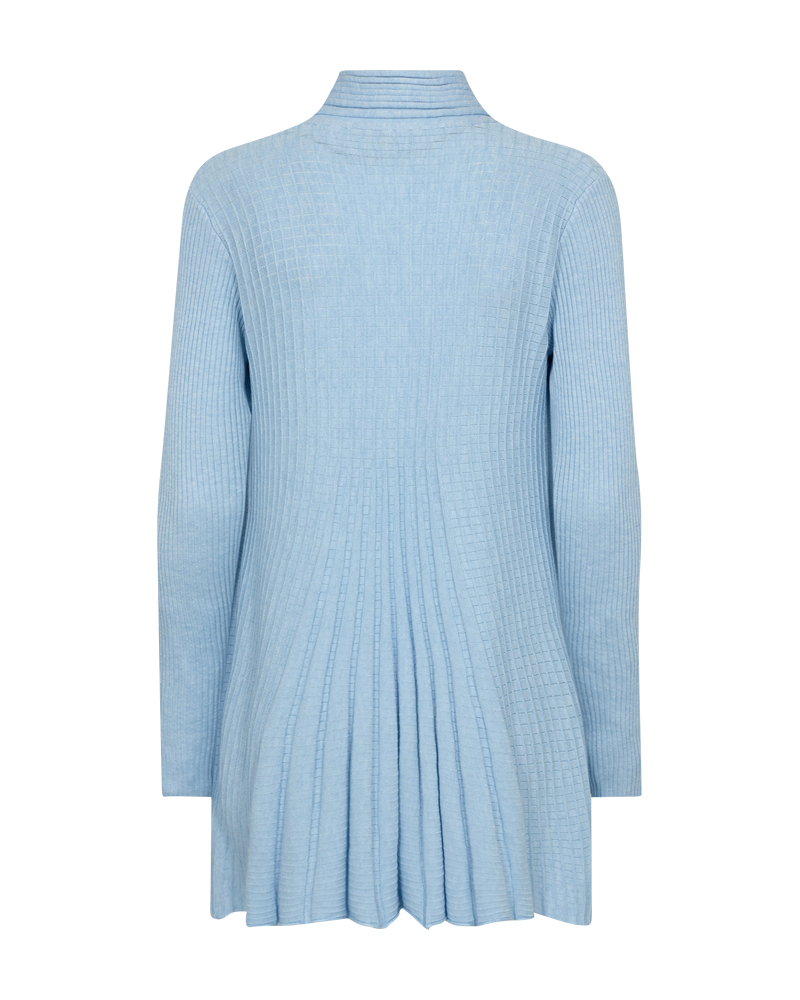 Claudisse Long Cardigan Women Chambray Blue Melange Freequent
