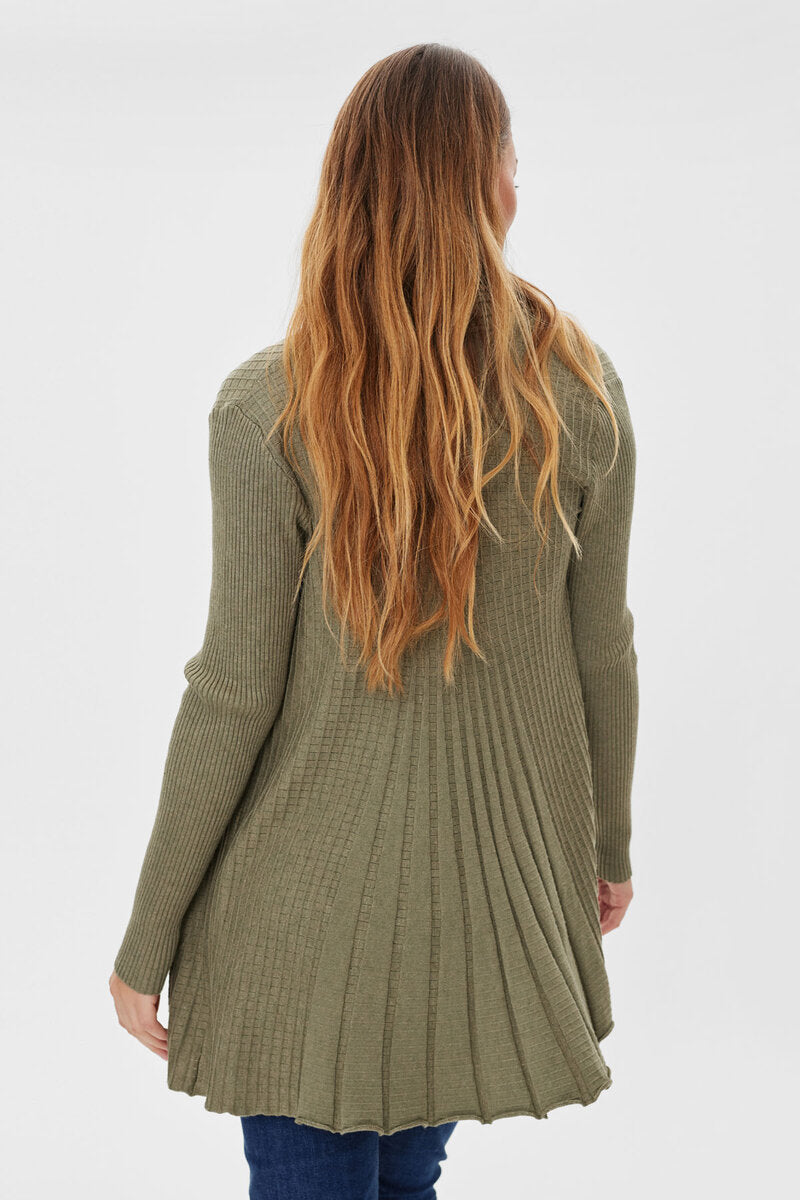 Claudisse Long Cardigan Women Deep Lichen Green Mel Freequent