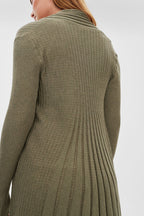 Claudisse Long Cardigan Women Deep Lichen Green Mel Freequent