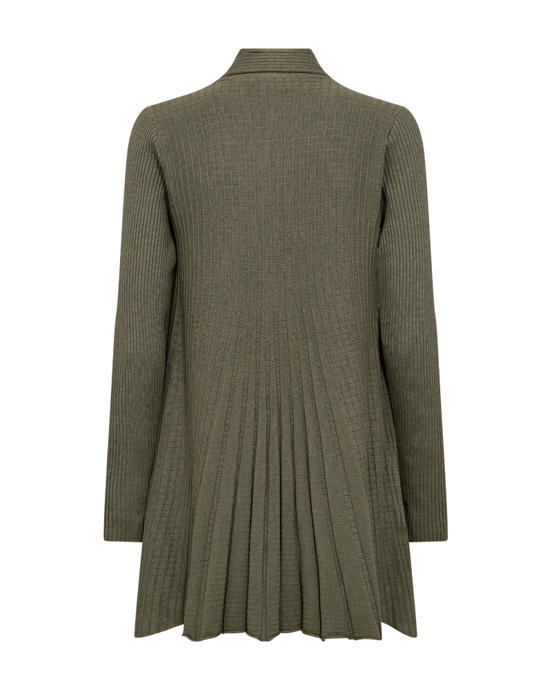 Claudisse Long Cardigan Dam Deep Lichen Green Mel Freequent